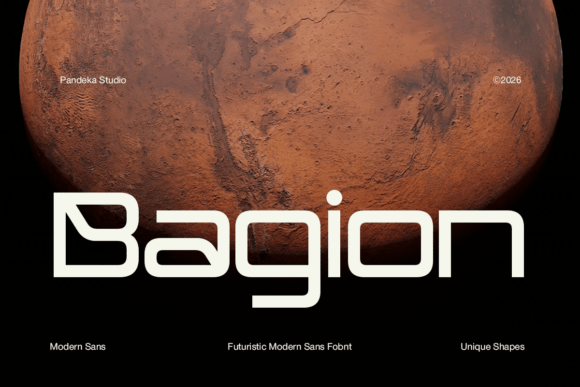 Bagion: A Futuristic Display Font That Actually Works