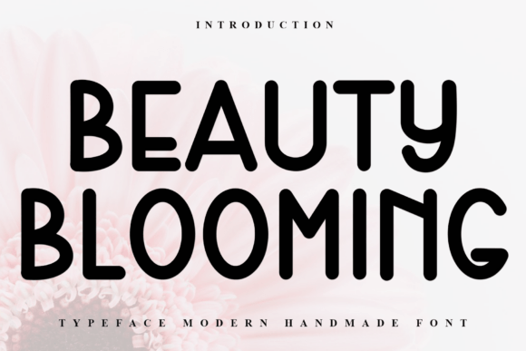 Beauty Blooming: A Festive Display Typeface for Editorial Charm