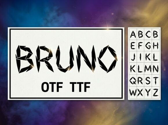Bruno: A Bold Display Font for Standout Digital Branding