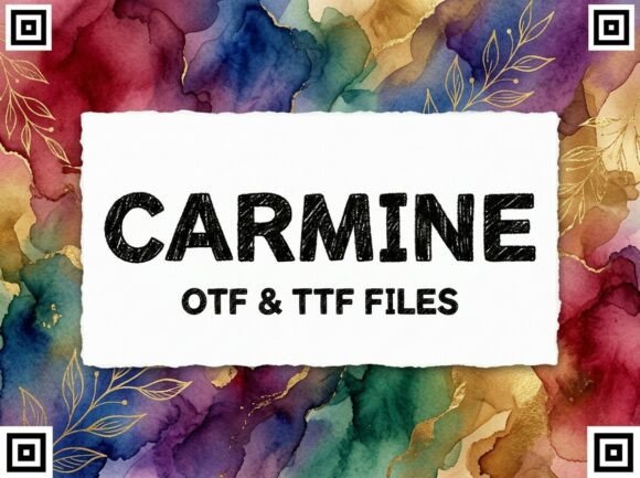 Carmine: A Display Font That Makes Your Brand Instantly Memorable