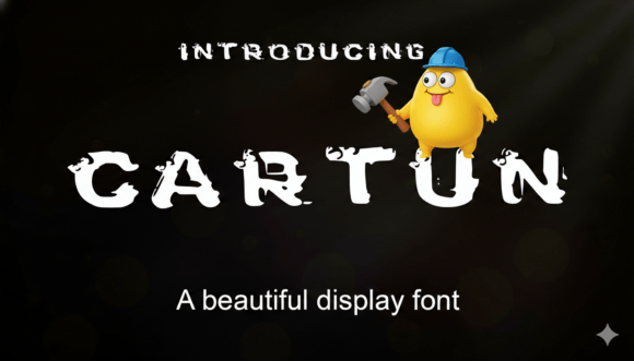 Cartun: A Playful Display Font That Brings Digital Branding to Life