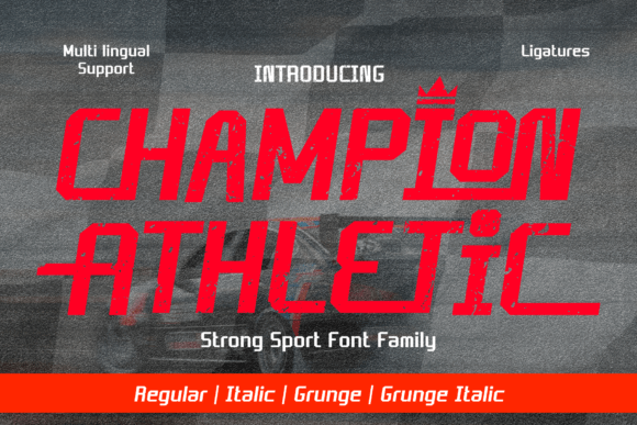Champion Athletic: A Display Typeface with Warmth and Grit