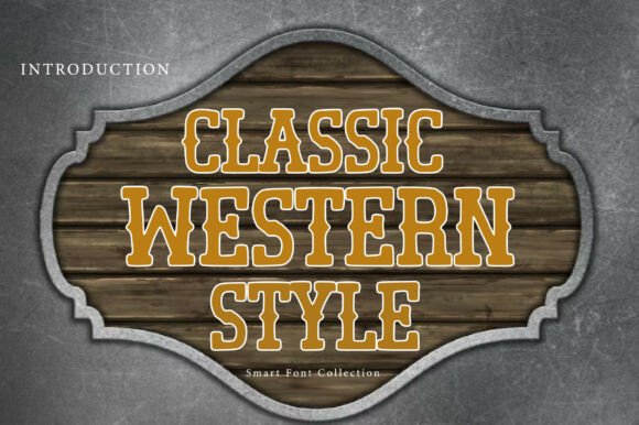 Classic Western Style Font for Editorial Impact