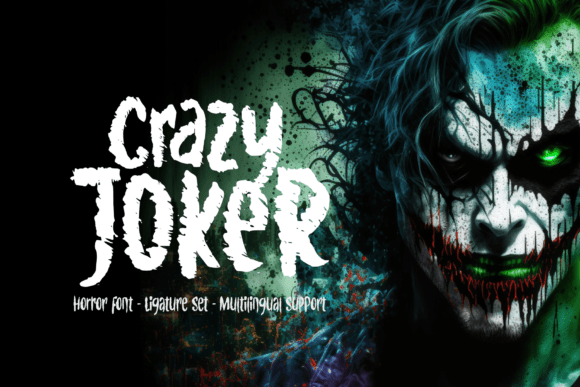 Crazy Joker: A Bold Display Font for Horror-Inspired Branding