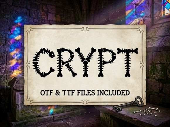 Crypt: A Display Font That Commands Attention