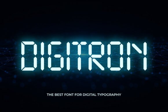 Digitron: A Display Typeface That Cuts Through the Feed