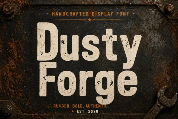 Dusty Forge: A Western Display Font That Actually Works