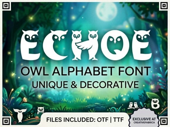 Echoe Display Font for Small Business Branding