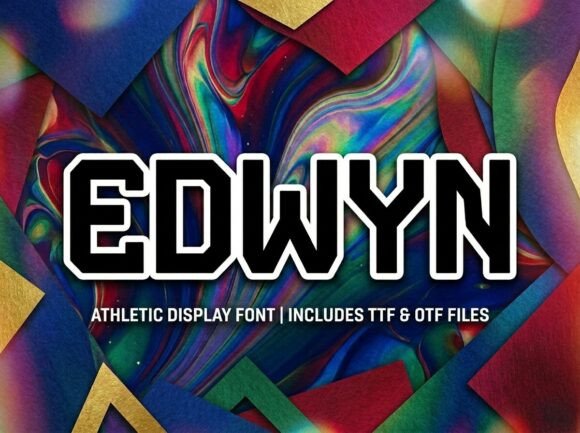 Edwyn: A Display Font That Makes Your Headlines Unmissable