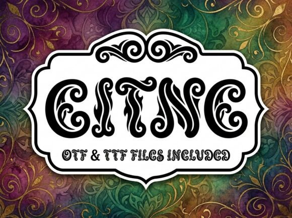 Eitne: A Standout Display Font for Small Business Branding