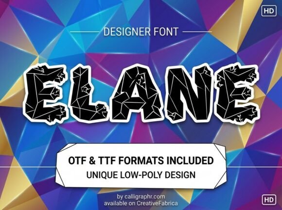 Elane Display Font for Handmade Creators