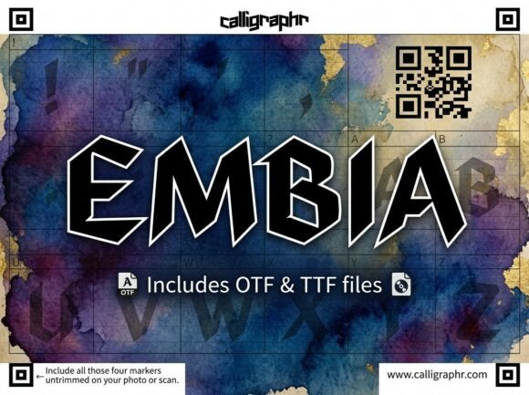 Embia: A Display Font That Commands Attention—Not Just Space
