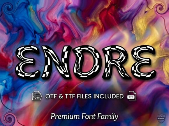 Endre: A Bold Display Font for Scroll-Stopping Marketing