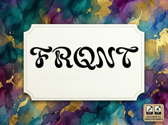 Front: A Bold Display Typeface for Editorial Impact