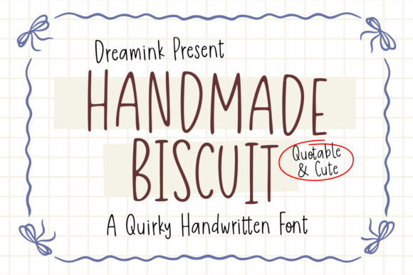 Handmade Biscuit: A Friendly Display Font That Makes Your Brand Feel Like Home