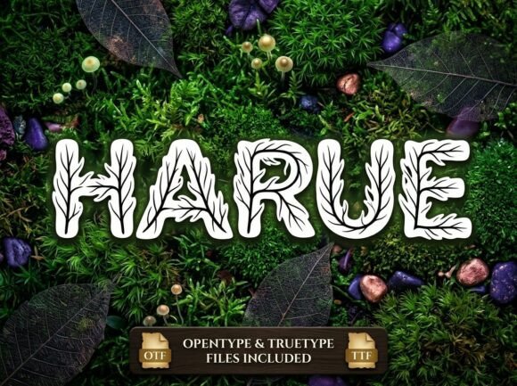 Harue: A Display Font That Elevates Editorial Design