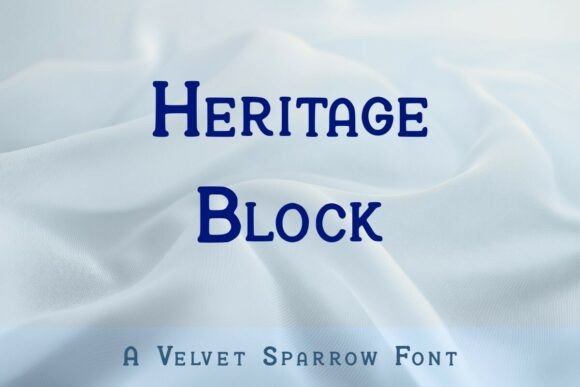 Heritage Block: A Friendly Display Font for Real Branding Work