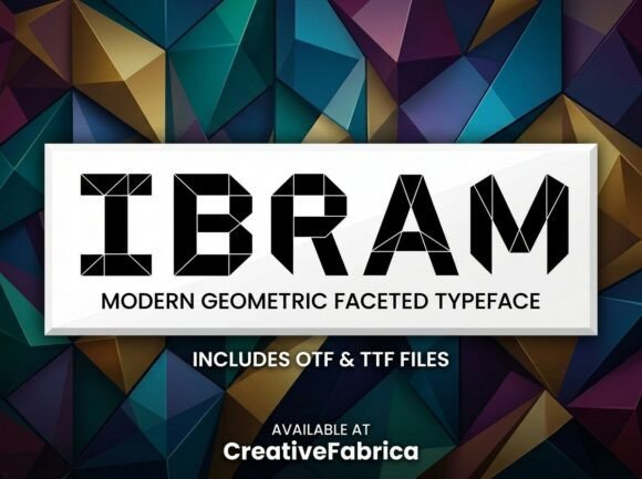 Ibram: A Bold Display Font That Makes Handmade Products Shine