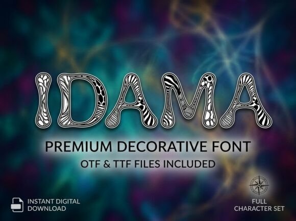 Idama: A Bold Display Font for Digital Brand Impact