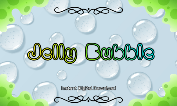 Jelly Bubble Font: Playful Display Type for Digital Brands