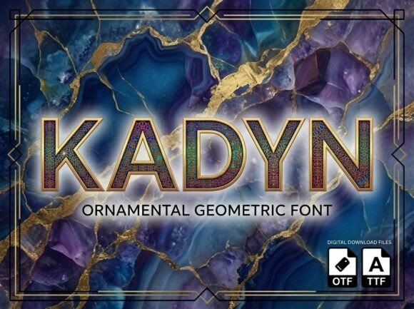 Kadyn: A Bold Display Font for Editorial Impact