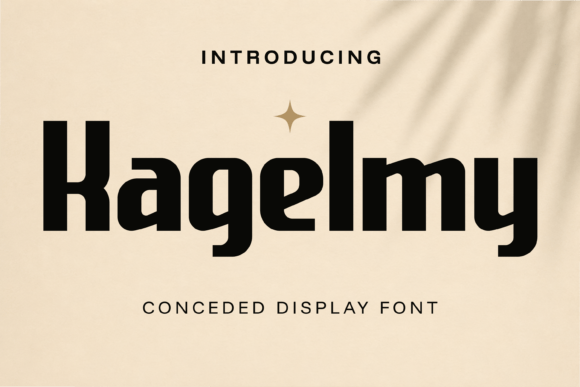 Kagelmy: A Confident Display Typeface for Editorial Clarity