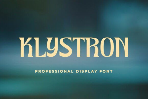 Klystron: A Display Font That Makes Your Headlines Instantly Legible