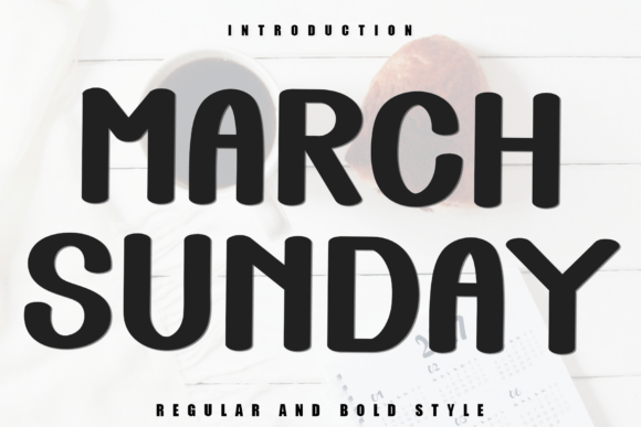 March Sunday: A Festive Display Font That Makes Campaigns Sparkle