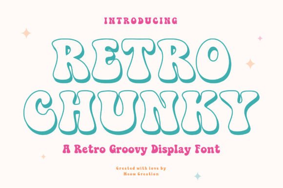 Retro Chunky Font for Bold, Consistent Branding