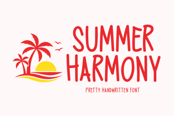Summer Harmony: A Warm Handwritten Display Font for Branding