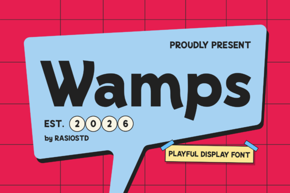 Wamps: A Playful Display Font That Builds Brand Trust
